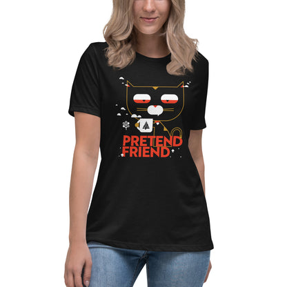 Coffee Cat Tee - Women's Relaxed Fit