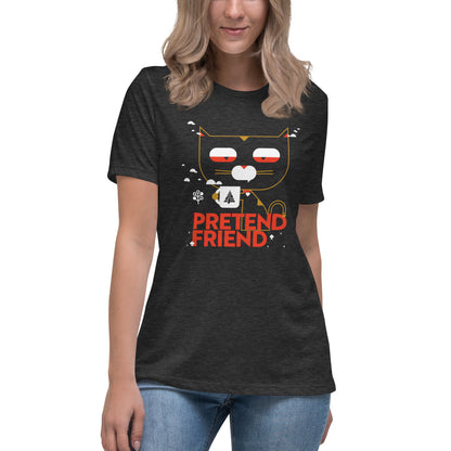 Coffee Cat Tee - Women's Relaxed Fit
